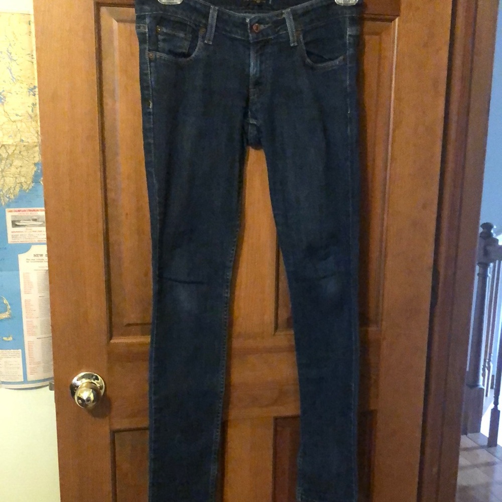 Levi's Deep Blue Denim low-rise Jeans